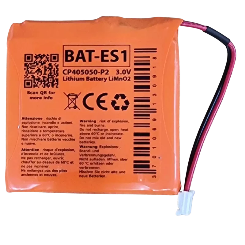 Pile BATT-ES1 3 V 4 Ah lithium pour alarme Pyronix