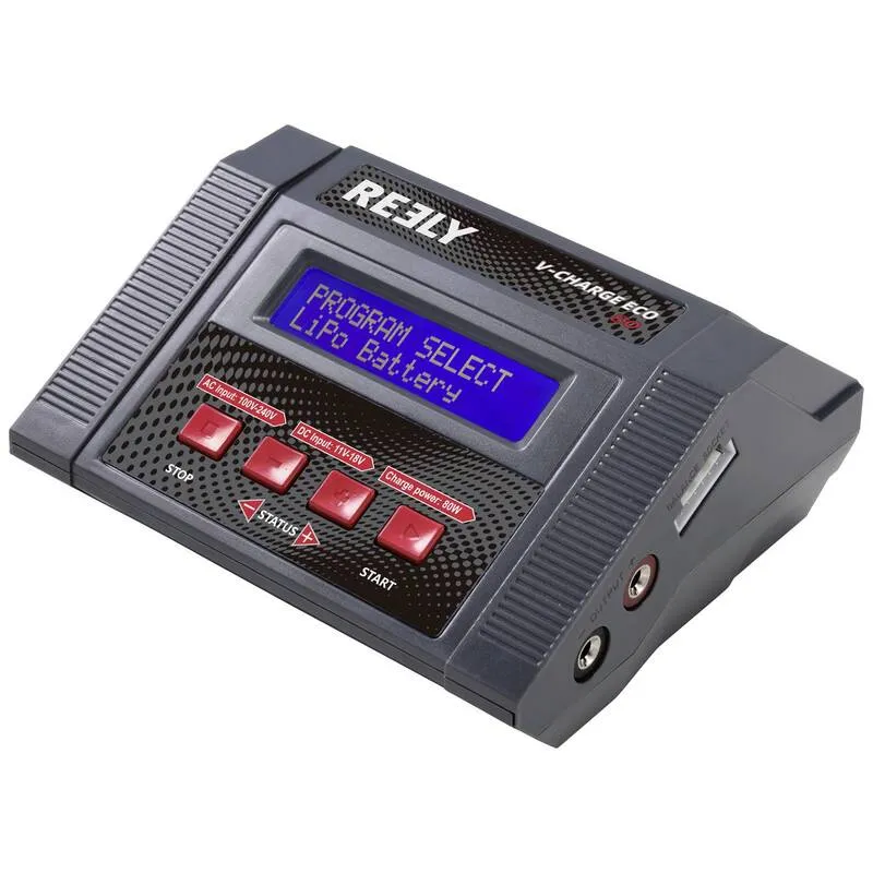 B-Ware Reely Modellbau-Multifunktionsladegerät V-Charger ECO 80 10A Blei NiMH LiPo