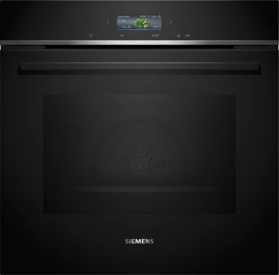 iQ700 Einbau-Backofen 60 x 60 cm Schwarz, Edelstahl HB734G1B1