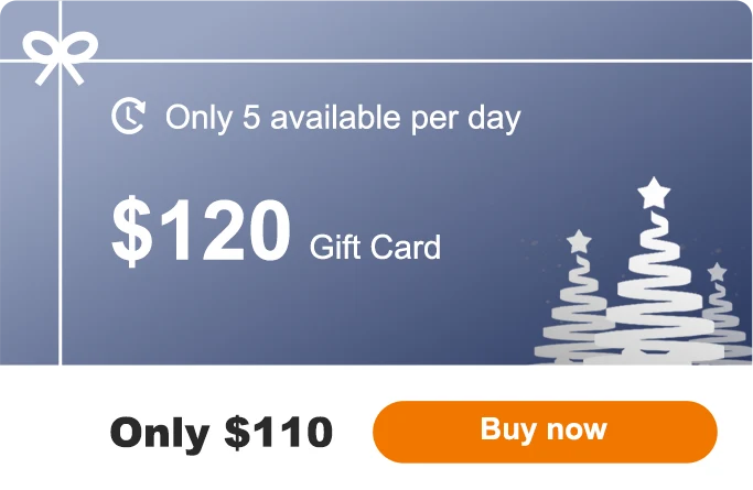 Buture Christmas Gift Card