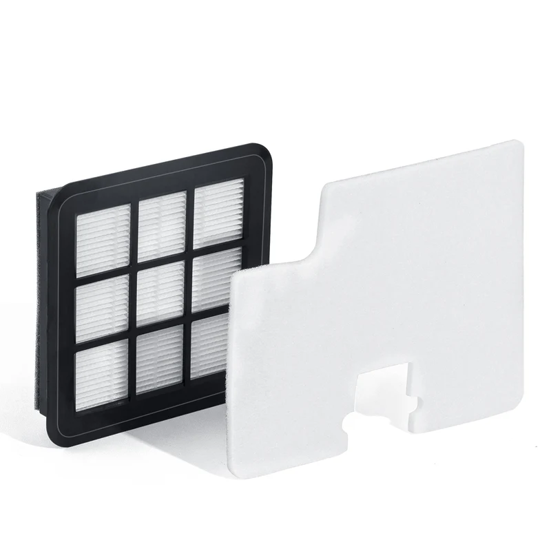 Aspiron Replacement Inlet HEPA-H12 Filter Part & Outlet Sponge Part for AS-CA006 Canister Vacuum Cleaner