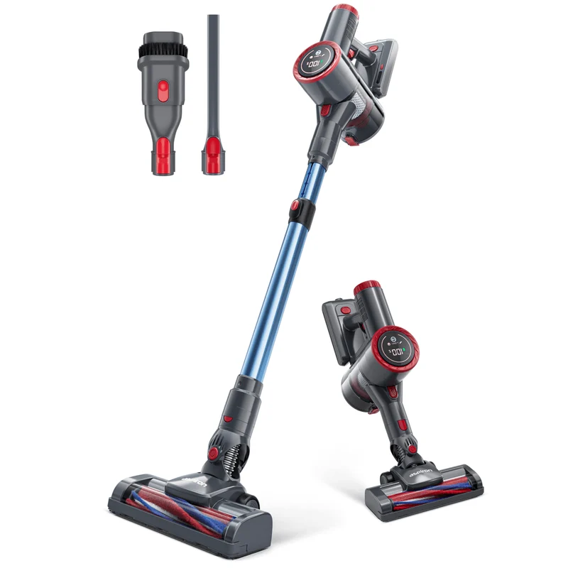 ASPIRON® Cordless Vacuum Cleaner CA028, 45 min Runtime with large LED Touch Display 2024