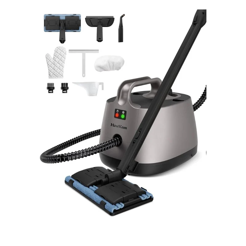 ASPIRON® Steam Cleaner HK-CA003, Portable Multipurpose Steam Cleaning 5 Mins Heating with 1.5L Tank 2024