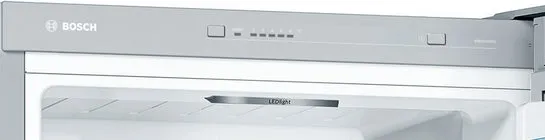 Serie 4 Freistehende Kühl-Gefrier-Kombination mit Gefrierbereich unten 186 x 60 cm Metall-Optik KGV36VLEA