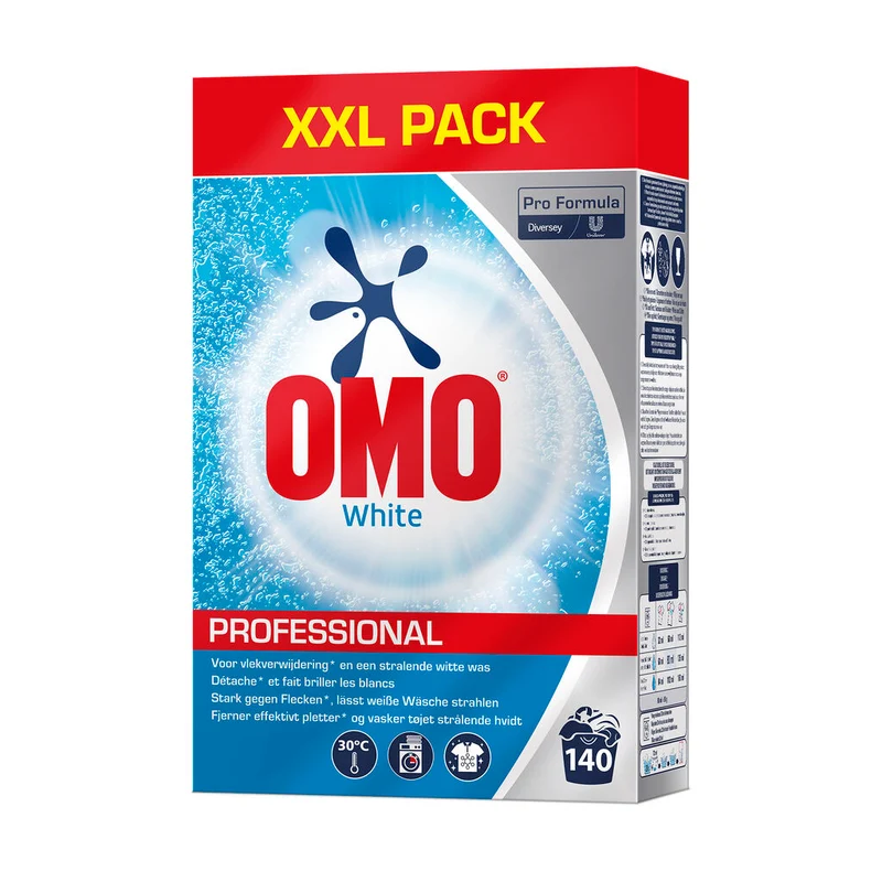 Omo Professional White 7kg - Pulverförmiges Vollwaschmittel