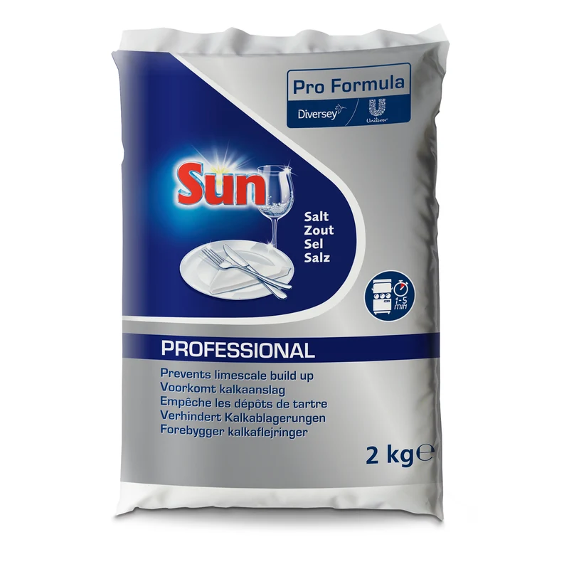 Sun Pro Formula Dishwash Salt 6x2Kg Geschirrspülsalz mit grobem Granulat