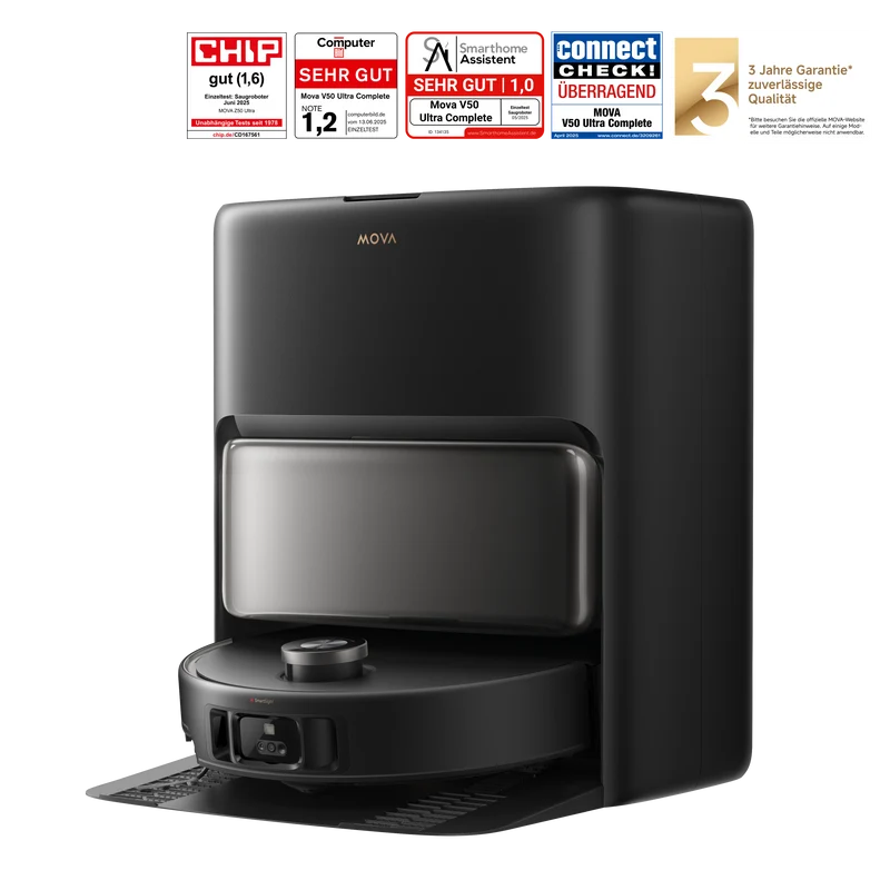 Dreame MOVA V50 Ultra Complete Saugroboter Schwarz