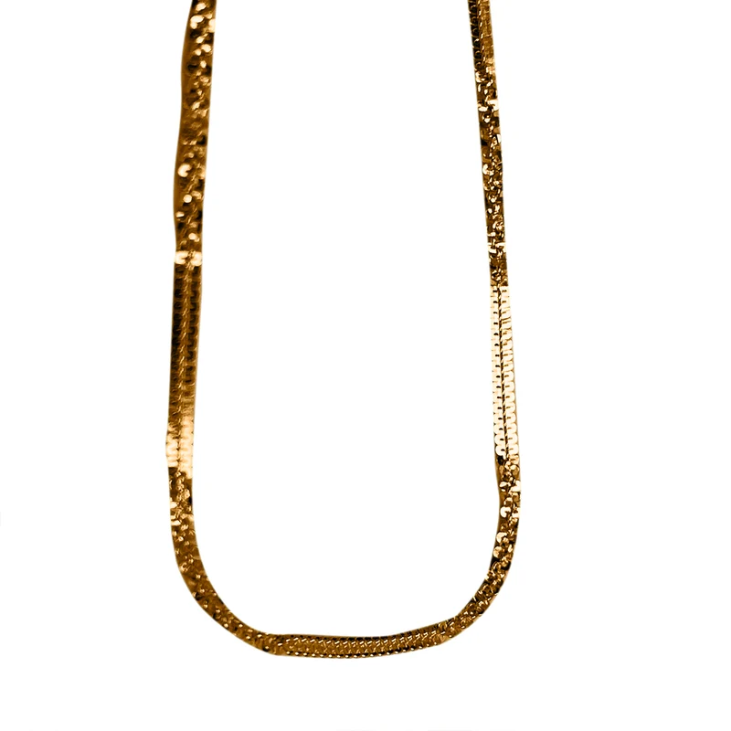 Italienisches Funkel-Armband, 925 Silber vergoldet ca. 18.5 cm
