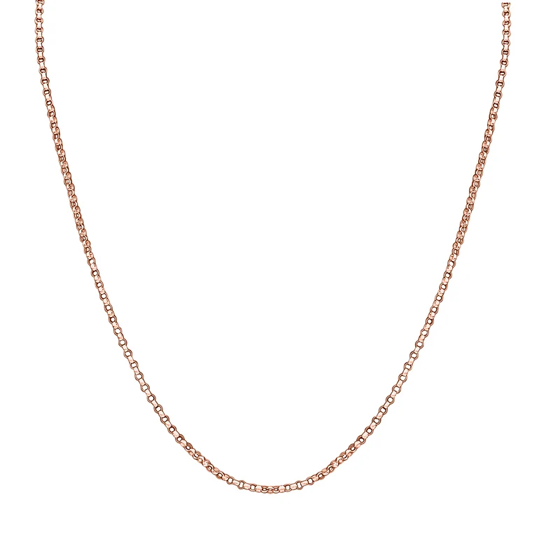 Erbskette, 375 Roségold ca. 40.5 cm