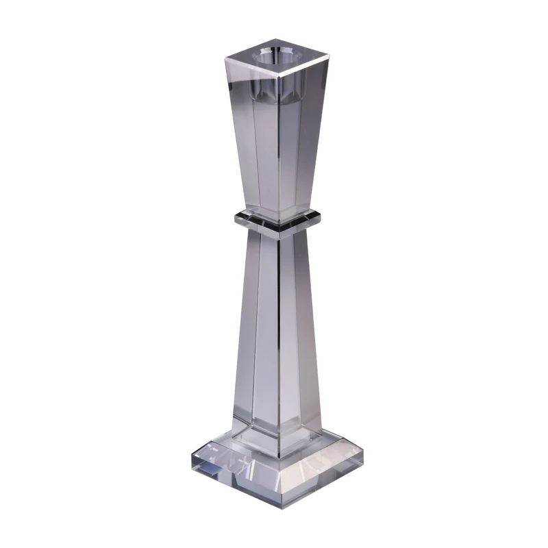 Kristall-Kerzenhalter für Kegelkerzen, Größe:24cm