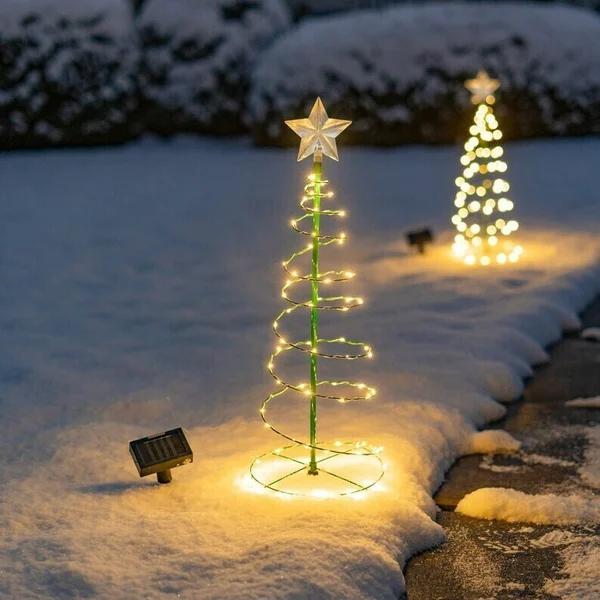 50% RABATT | ShineTree™ - Solar LED Metall Weihnachtsbaum mit Lichterketten [Letzter Tag Rabatt]