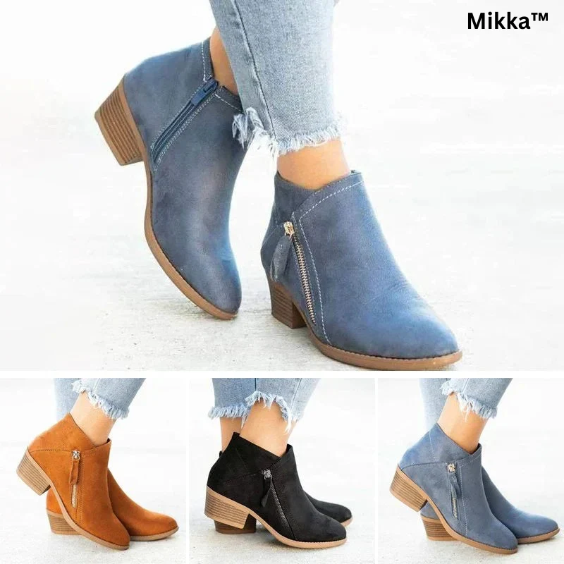 Mikka™ Hochwertiges Leder Stylische Stiefel