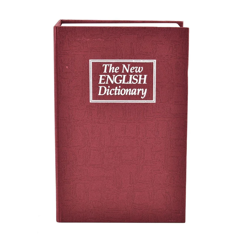 Englisch Wörterbuch Buch Tresor mit 2 Schlüsseln, Größe 18x12x5,5 cm