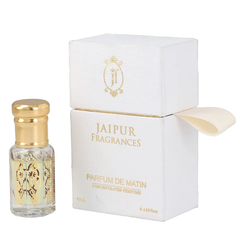 "Jaipur Fragrances 100% Natural Parfum De Matin Fragrance Rollerball Vol: 5ml"