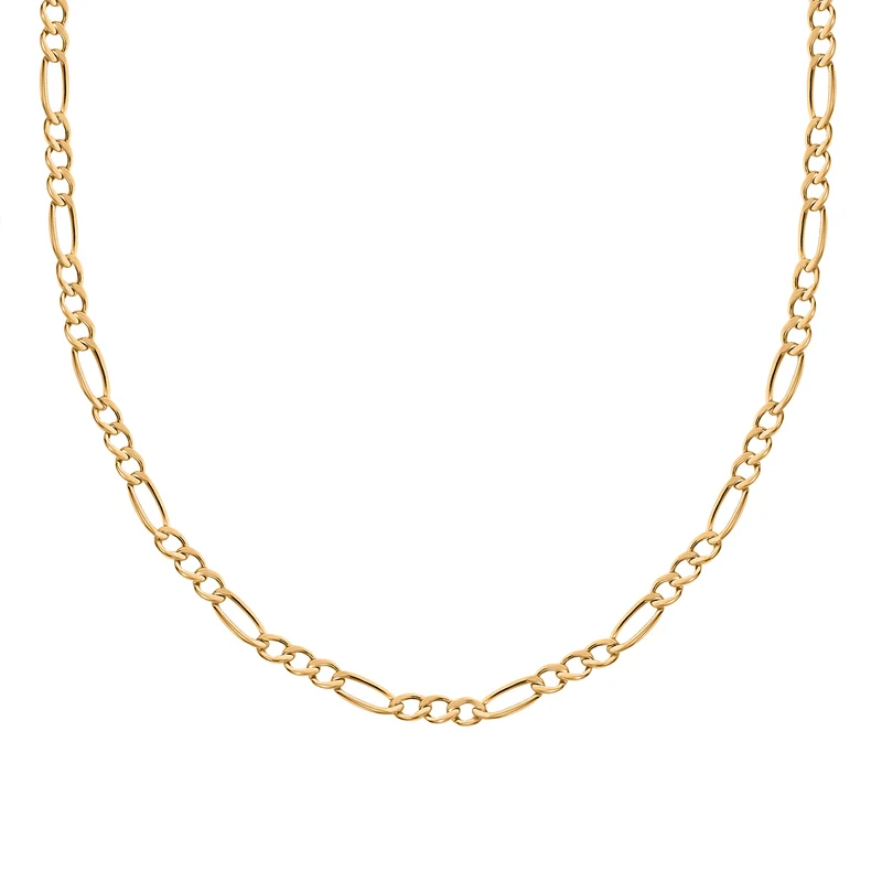 Figarokette ca. 50 cm, 585 Gelbgold ca. 1,60g