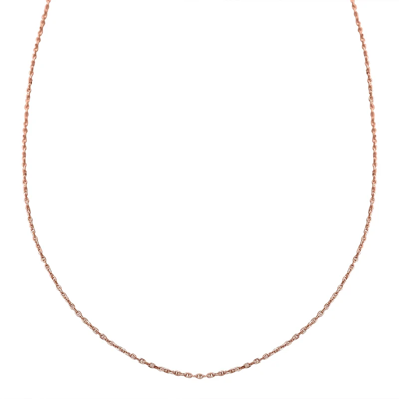 Mariner Kette, 925 Silber rosévergoldet, ca. 50 cm, ca. 2,20g