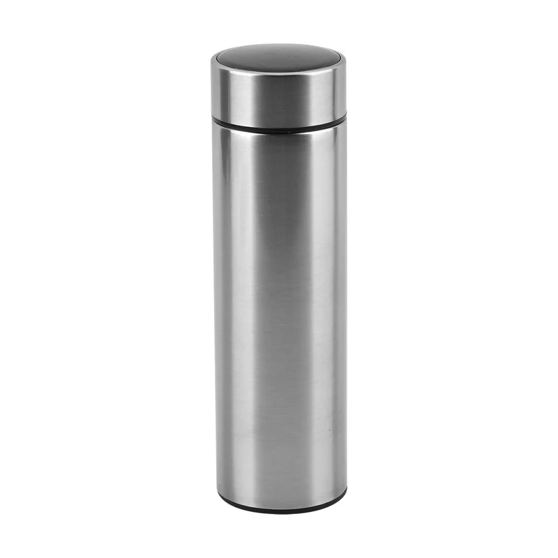 Smart LED Temperatur-Vakuumbecher aus Edelstahl, 6.5x22.5cm, Gold