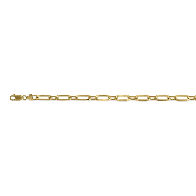 Italienisches Büroklammer-Armband, ca. 19 cm, 925 Silber vergoldet ca. 9,68g