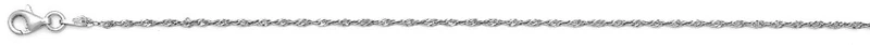 2er Set - CLASSIC SINGAPORE, CUBE LN D/C 925 Silber rhodiniert und vergoldet Halskette ca. 45 cm