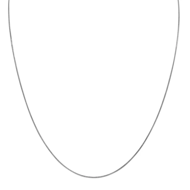 925 Silber rhodiniert Kette ca. 60 cm ca. 2,98g