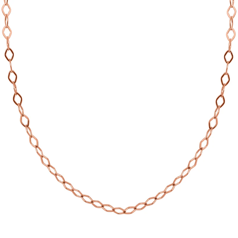 Kette, ca. 60 cm, 925 Silber rosévergoldet