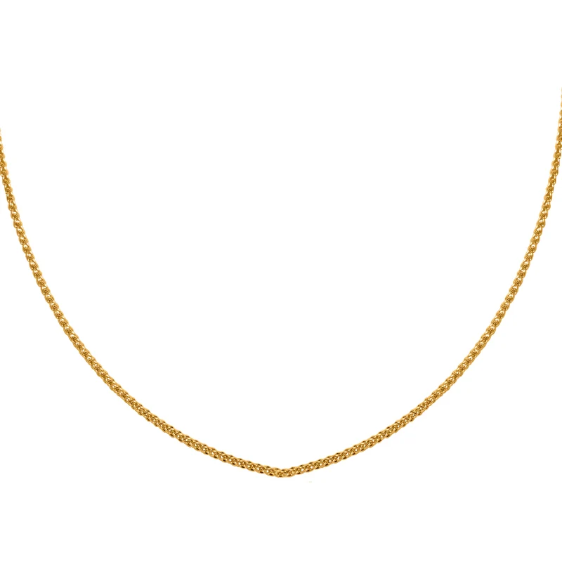 Spigakette, ca. 45 cm, 750 Gelbgold ca. 2,40g