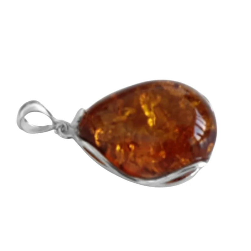 Bernstein Anhänger 925 Silber ca. 31,50 ct.