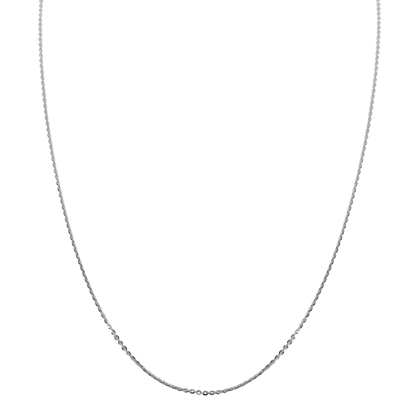 925 Silber rhodiniert Kette ca. 60 cm ca. 3,25g