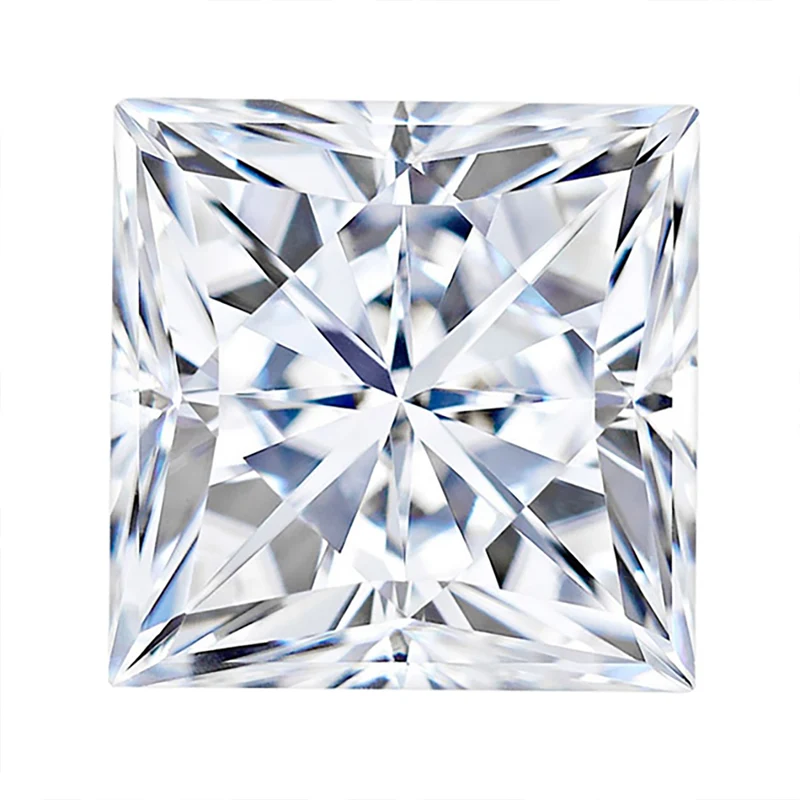 Moissanite Square 6 Princess Cut 1A 1.10 Ct