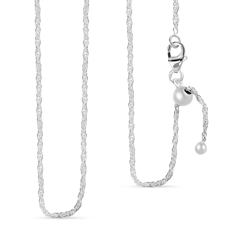 Figaro-Halskette, 925 Silber, ca. 50 cm ca. 3,00g