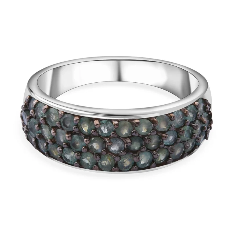 AA Alexandrit Ring 925 Silber rhodiniert ca. 1,48 ct
