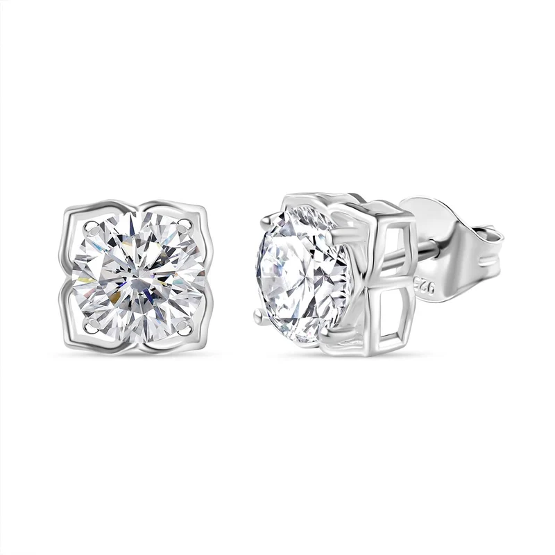 Zirkonia Ohrringe 925 Silber