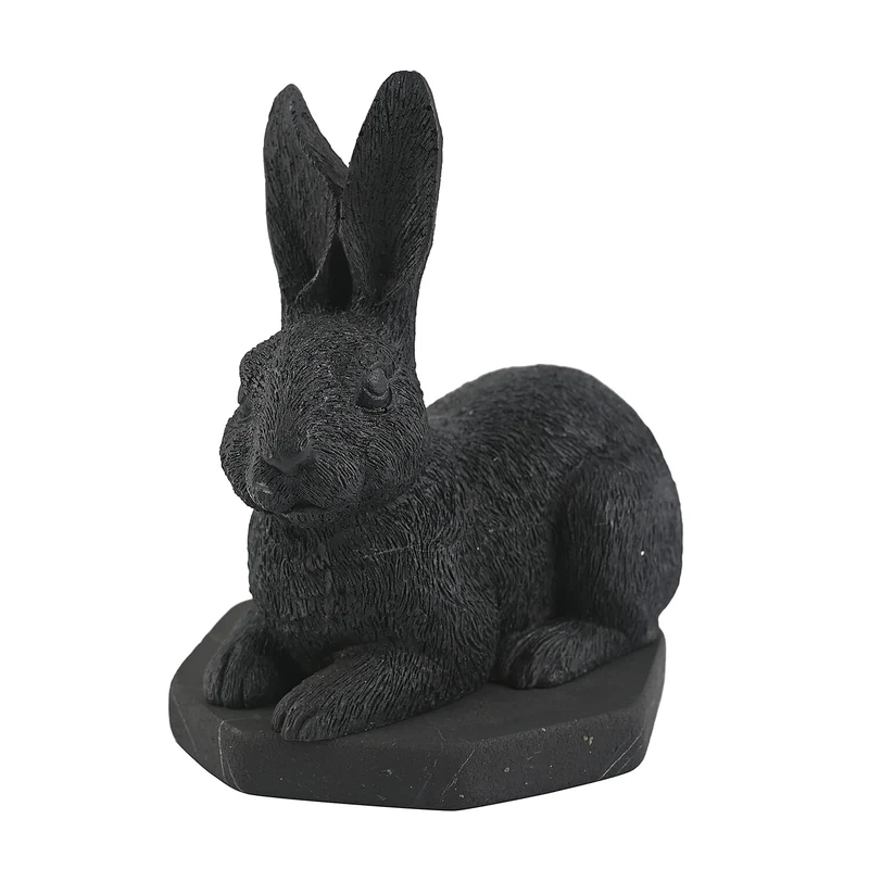 Rabbit Shungite Figurine 3.25x4.25 (7-8 Werktage Lieferzeit)