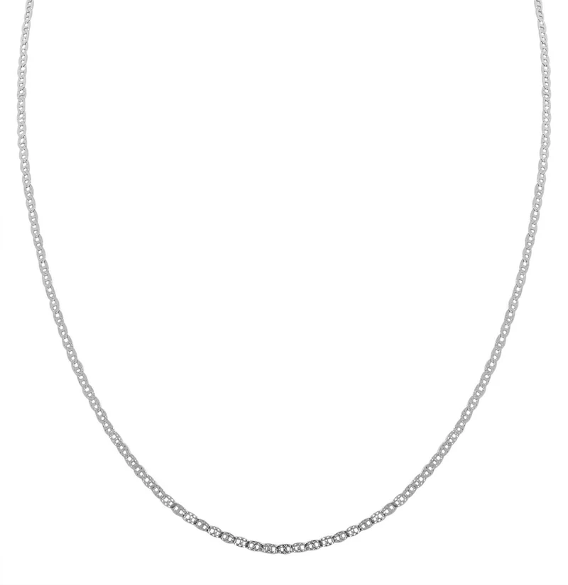 925 Silber Kette, ca. 60 cm, ca. 2,60g