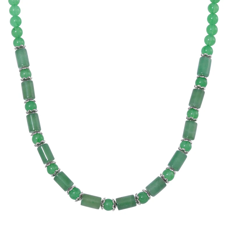 Blauer Sandstein Halskette ca. 45 cm ca. 220.00 ct