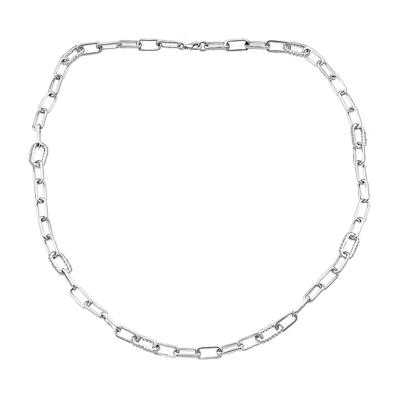 LUXURIANT DIAMOND - Lab Grown Diamant SI Halskette ca. 45 cm 925 Silber rhodiniert (7-8 Werktage Lieferzeit) ca. 1.75 ct