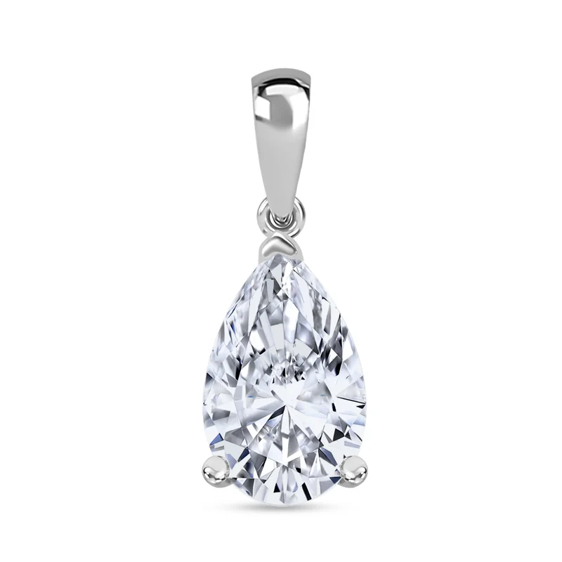 LUXURIANT DIAMOND - Lab Grown Diamant VS-EF IGI zertifiziert Anhänger 950 Platin ca. 3,00 ct.