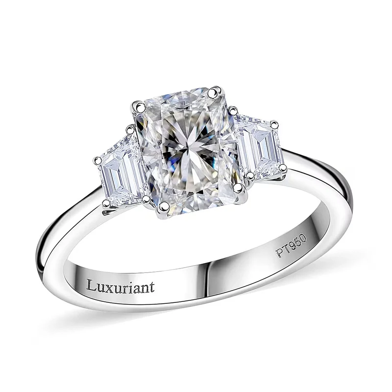 LUXURIANT DIAMOND - Lab Grown Diamant Ring 950 Platin (Größe 17.00) (7-8 Werktage Lieferzeit) ca. 2.00 ct