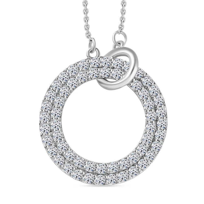 LUXURIANT DIAMOND - Lab Grown Diamant SI-GH Halskette ca. 43+5 cm 925 Silber ca. 1.00 ct
