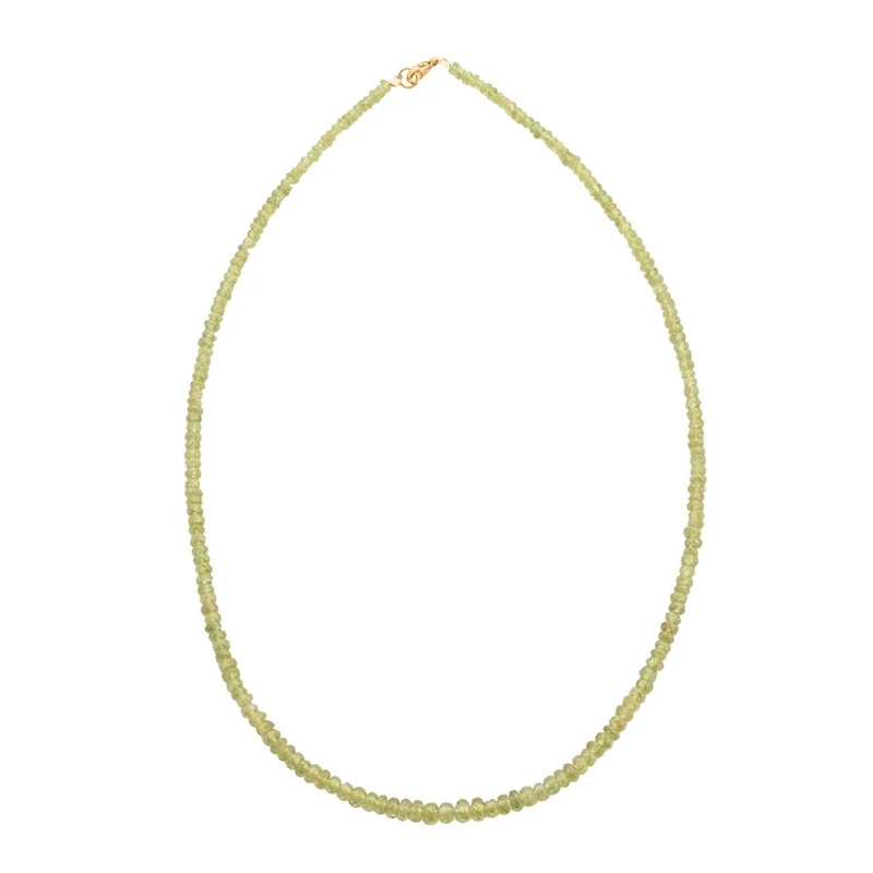 AAAA Sphen Halskette ca. 45 cm 750 Gold ca. 60,00 ct.