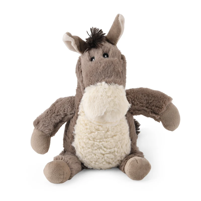 LIVMORE Pferd Türstopper, Polyester mit Sandfüllung, 1 kg, 25 x 18 x 17 cm, Braun