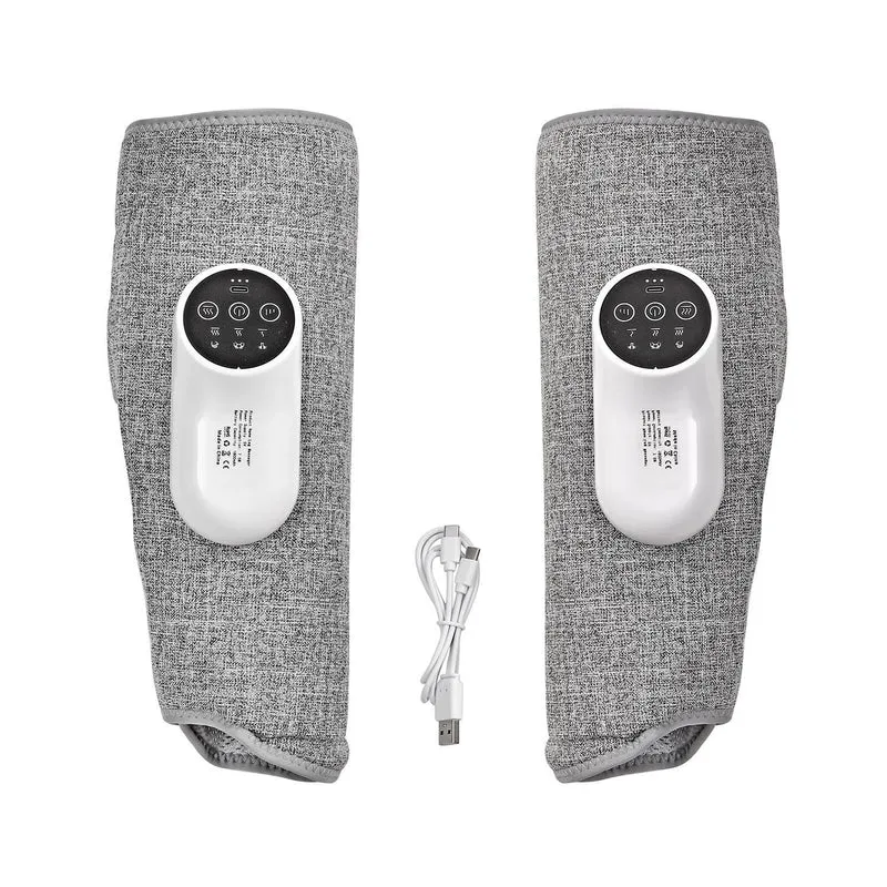 Therapeutischer Bequemer Beinmassierer Deluxe, Wärmetherapie, 3 Stufen Stärkeeinstellung, Baumwolle