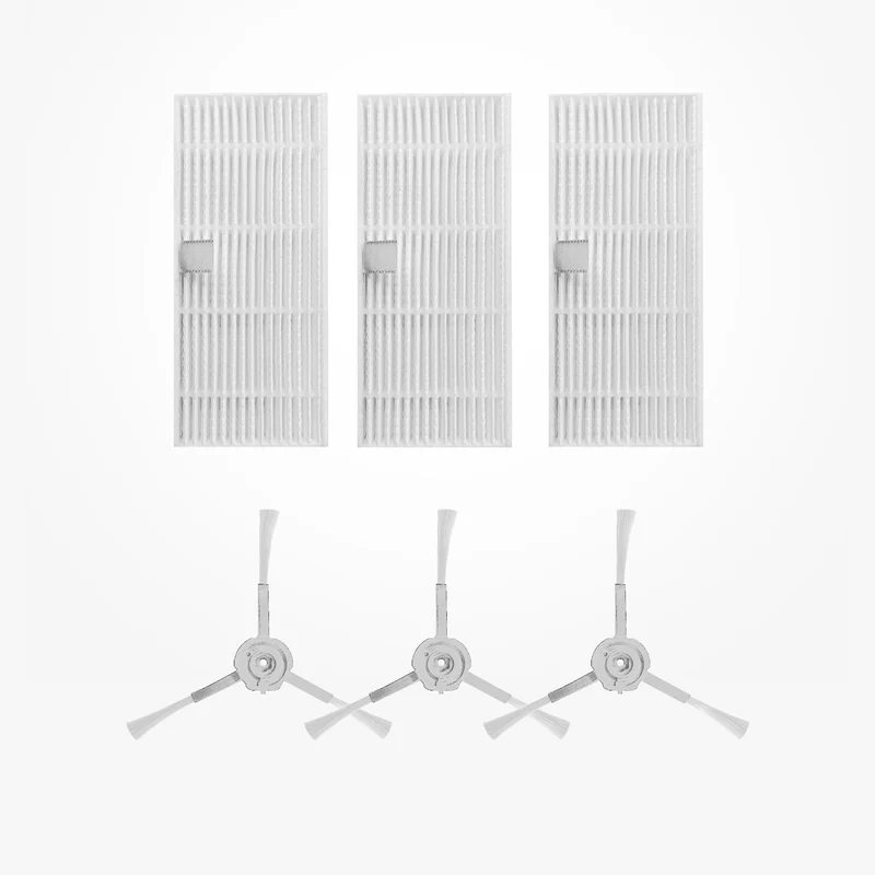 T10 Zubehör-Set (HEPA-Filter*3 + Seitenbürsten*3)