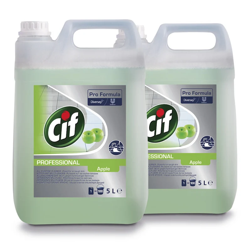 Cif Professional Allzweckreiniger Apfel 2x5L Allzweck- und Bodenreiniger