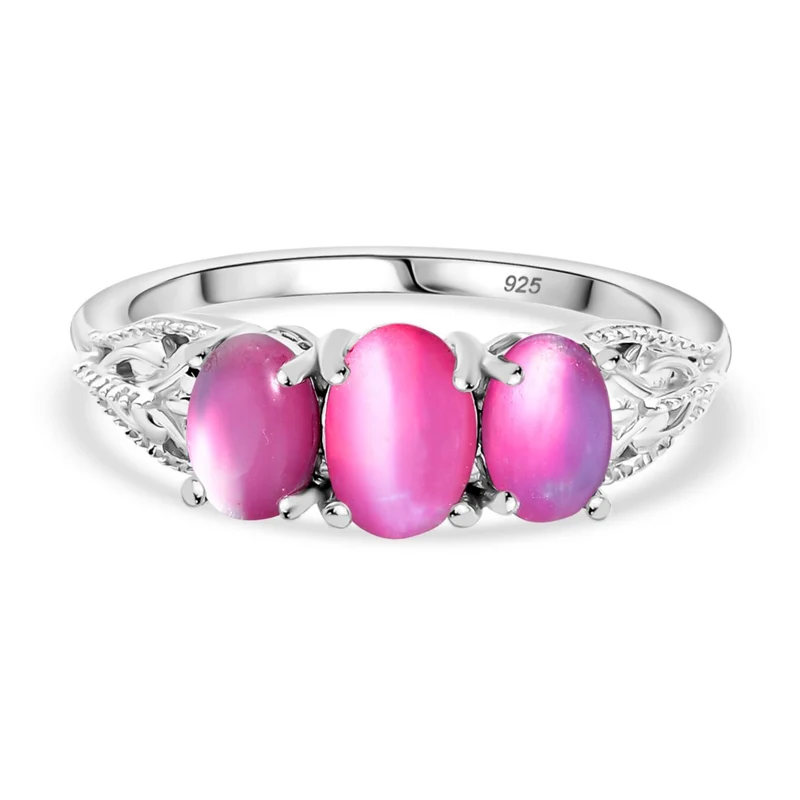 Ring 925 Silber rhodiniert ca. 1,96 ct