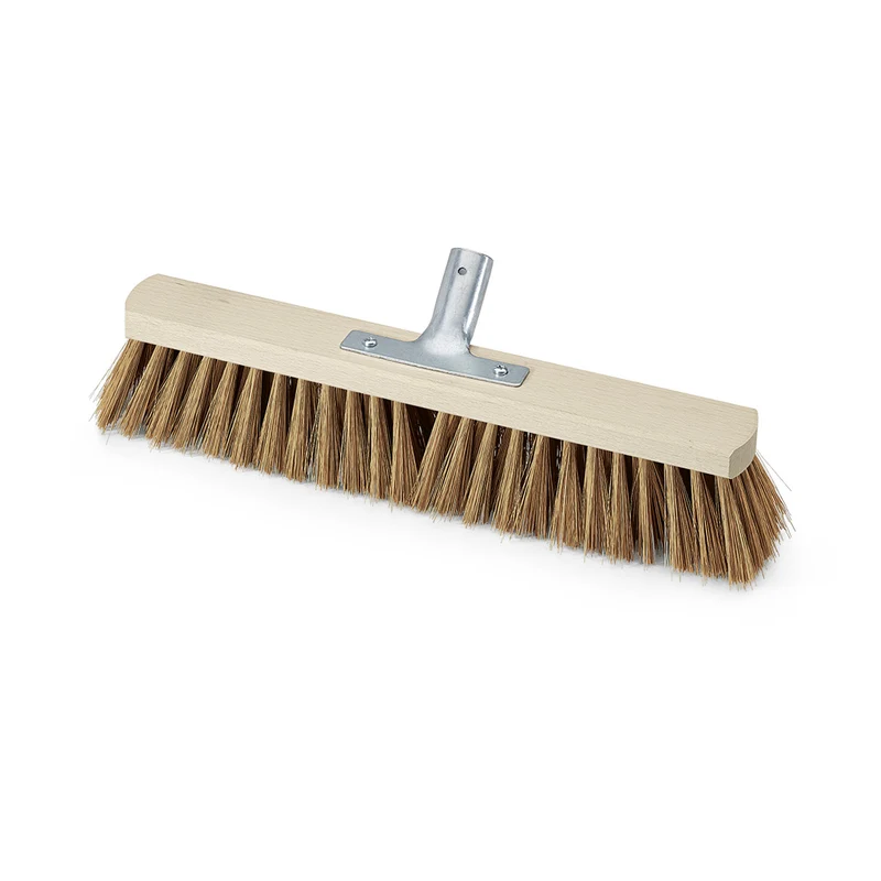Saalbesen Poly-Kokos mit Metallstielhalter 80 cm