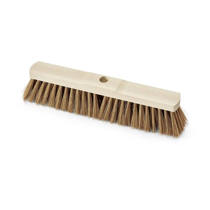 Saalbesen Poly-Kokos Sattelholz mit Stielloch 60 cm