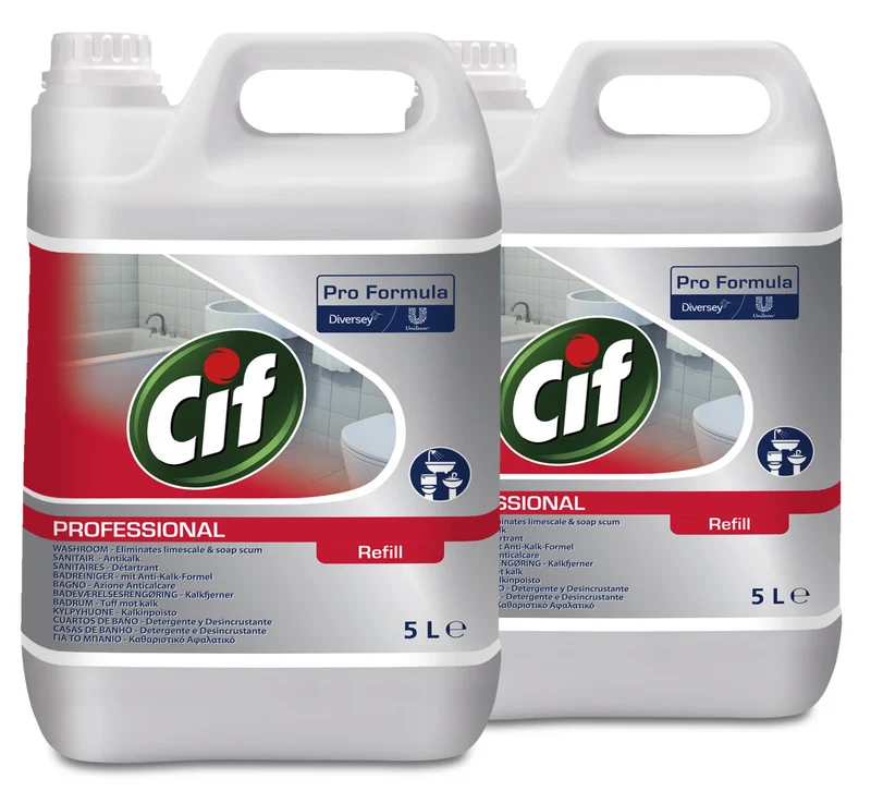 Cif Professional Badreiniger Anti-Kalk-Formel 2 x 5L Kanister