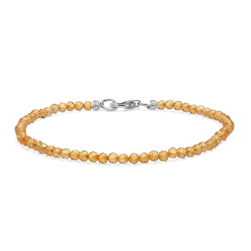 Labradorit Armband ca. 19 cm 925 Silber rhodiniert ca. 10.00 ct