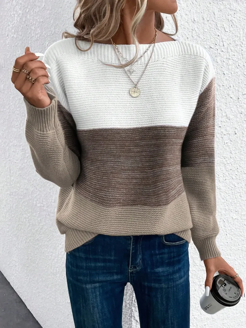 Rhea | Eleganter Winterpullover mit feinem Strick